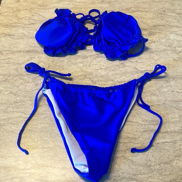 Royal Blue Bikini Swimsuit - Picture 1 of 2
